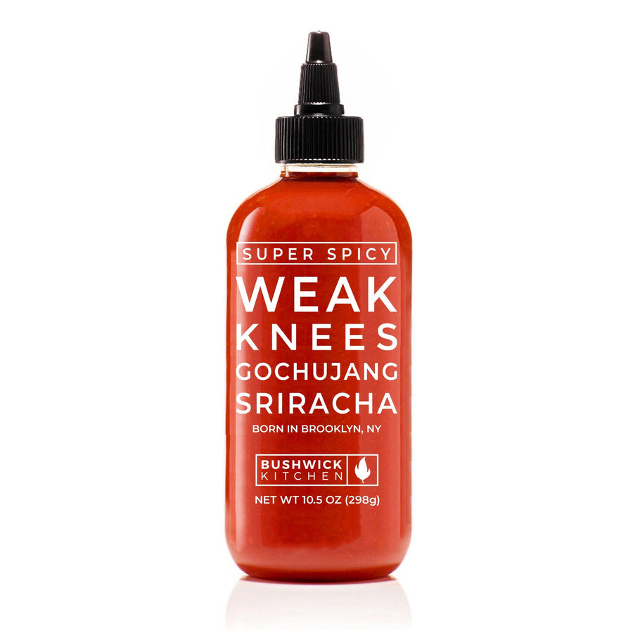 Super Spicy Weak Knees Gochujang Sriracha - Gentle Loft Sriracha Discovery